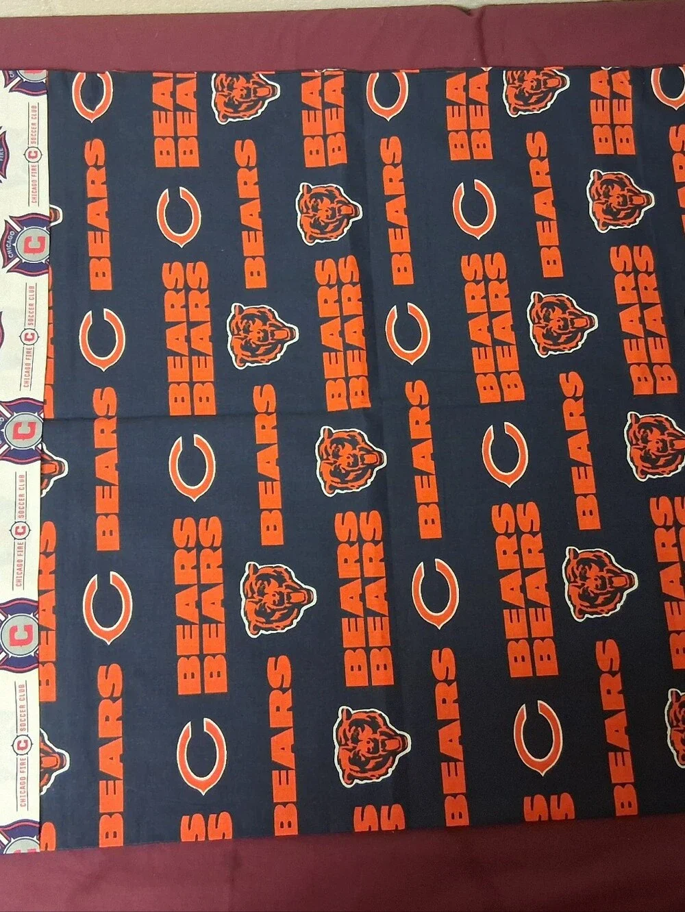 Chicago Sports Team Chicago Bears,Chicago Fire,Chicago Cubs Standard Pillowcase